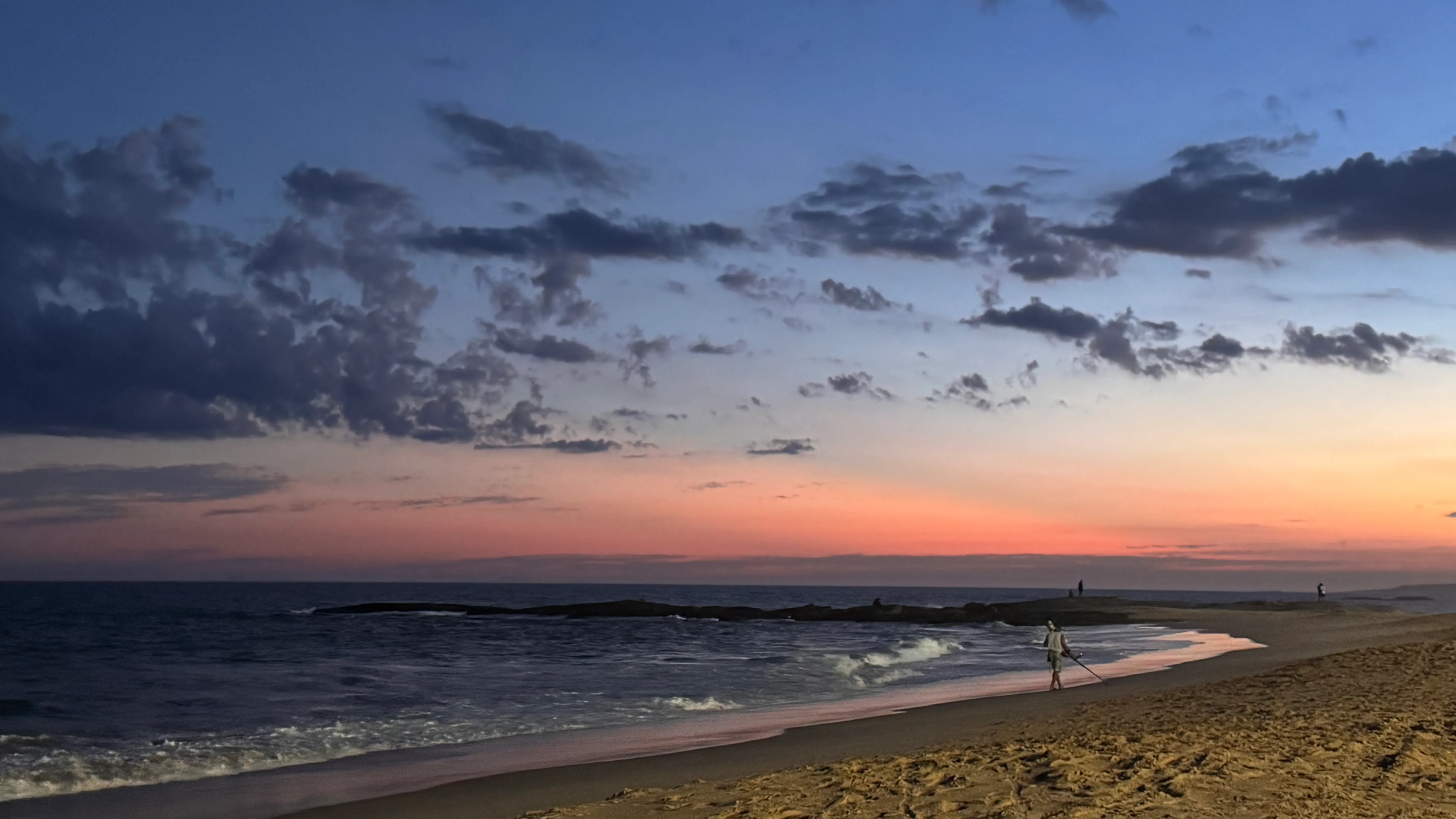 Sunset at the beach in Brazil
